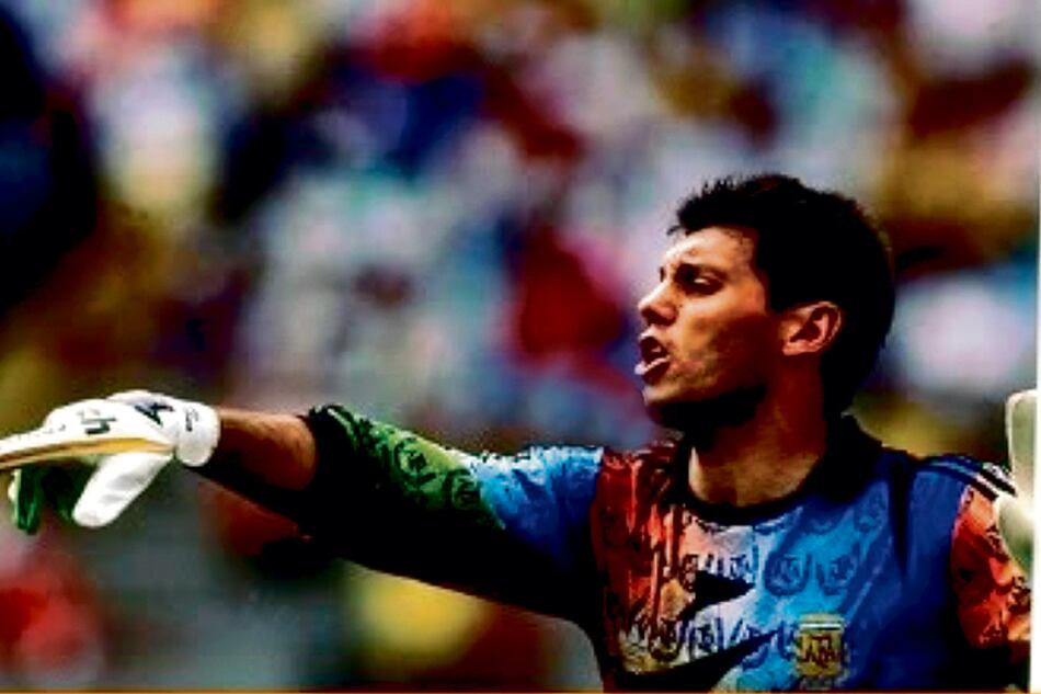 El arquero Sergio Goycochea quedó en el ojo de la tormenta tras el 5-0 en el Monumental.