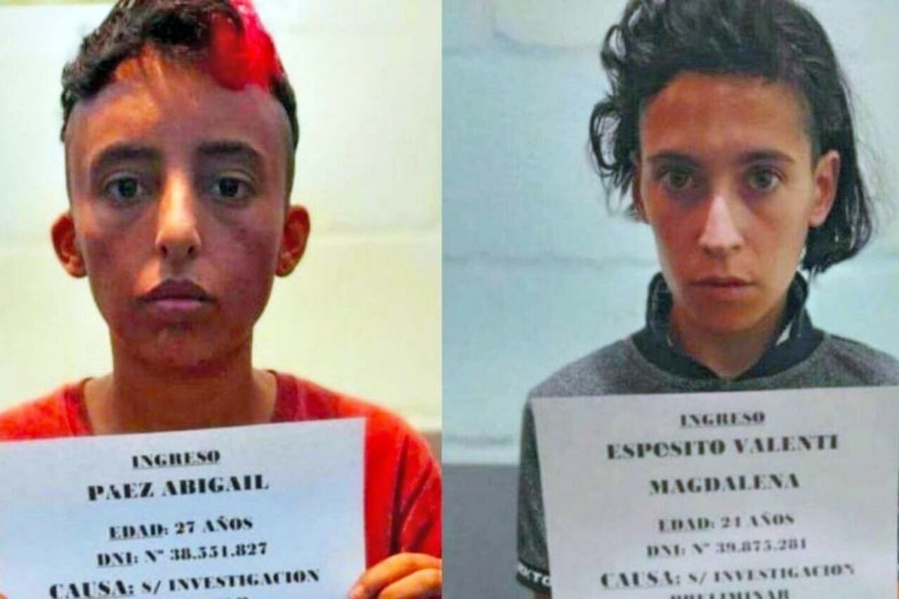 Magdalena Espósito y Abigail Pérez, la madre de Lucio Dupuy y su pareja.