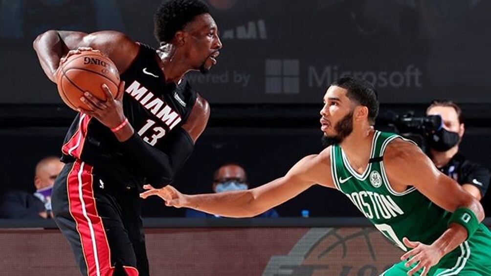 Bam Adebayo fue la figura del encuentro en Orlando.