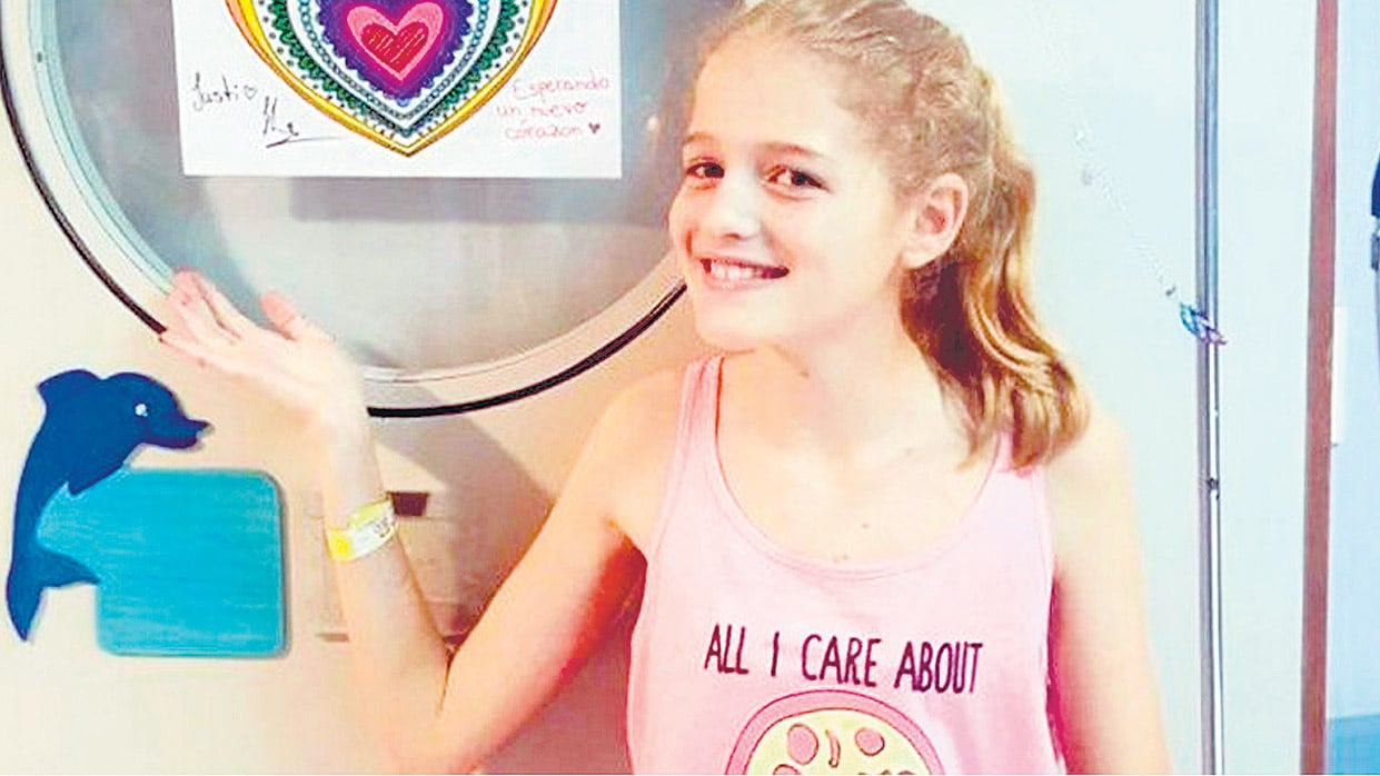 Justina Lo Cane, la nena cuya muerte derivó en el cambio a la ley de trasplantes y donación de órganos.