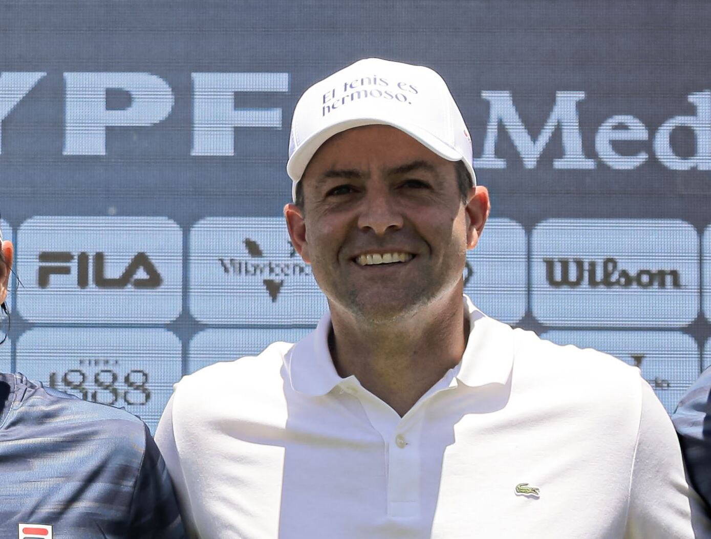 Coria y Calleri, en la despedida antes de viajar rumbo a Málaga.