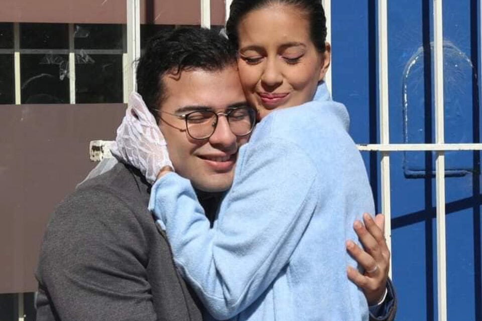 Cecilia y César, tiempo atrás.