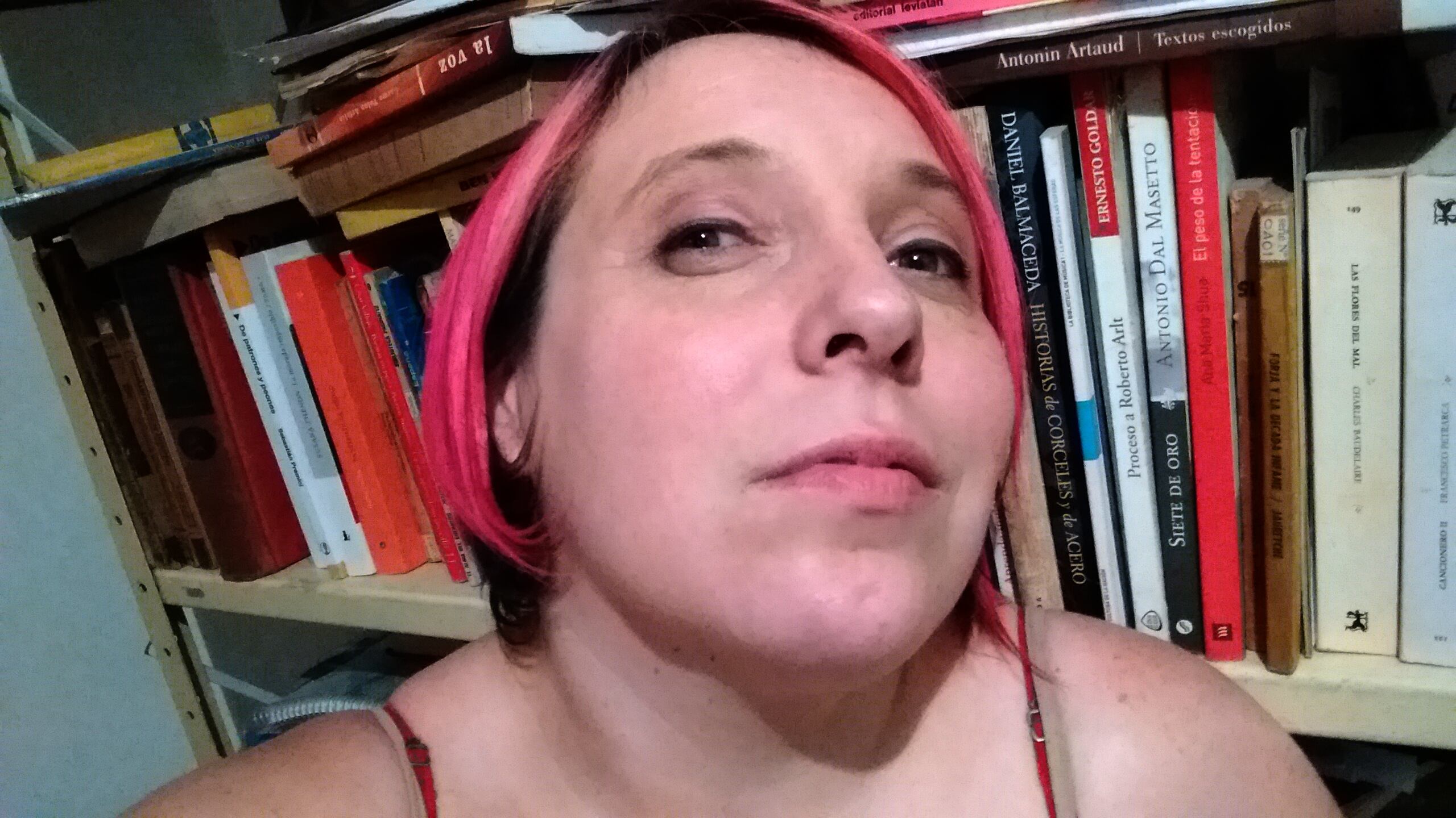 Marina Cavalletti, coordinadora del encuentro de hoy en el Edificio Municipal Leonardo Favio de Avellaneda.