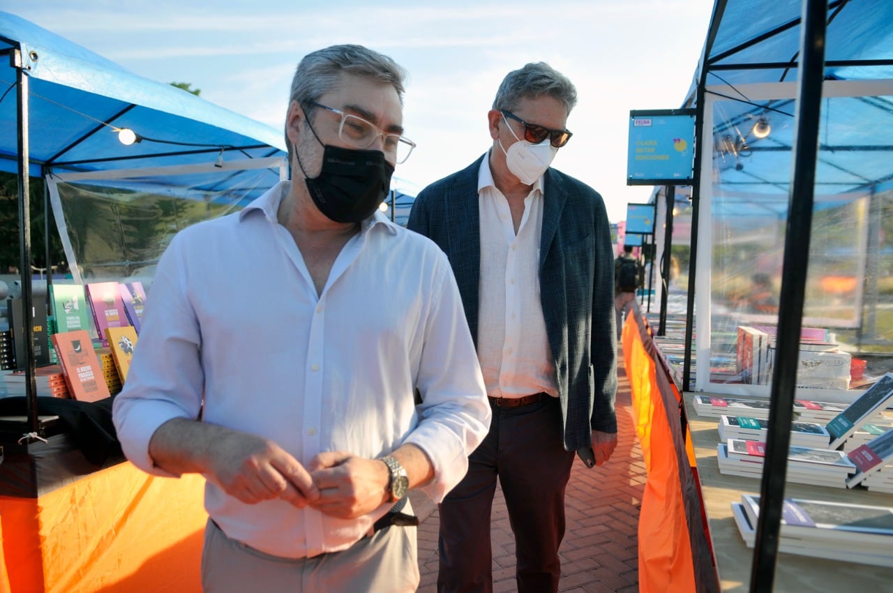 Ezequiel Martínez y Ariel Granica, director general y presidente de la FEL, respectivamente.