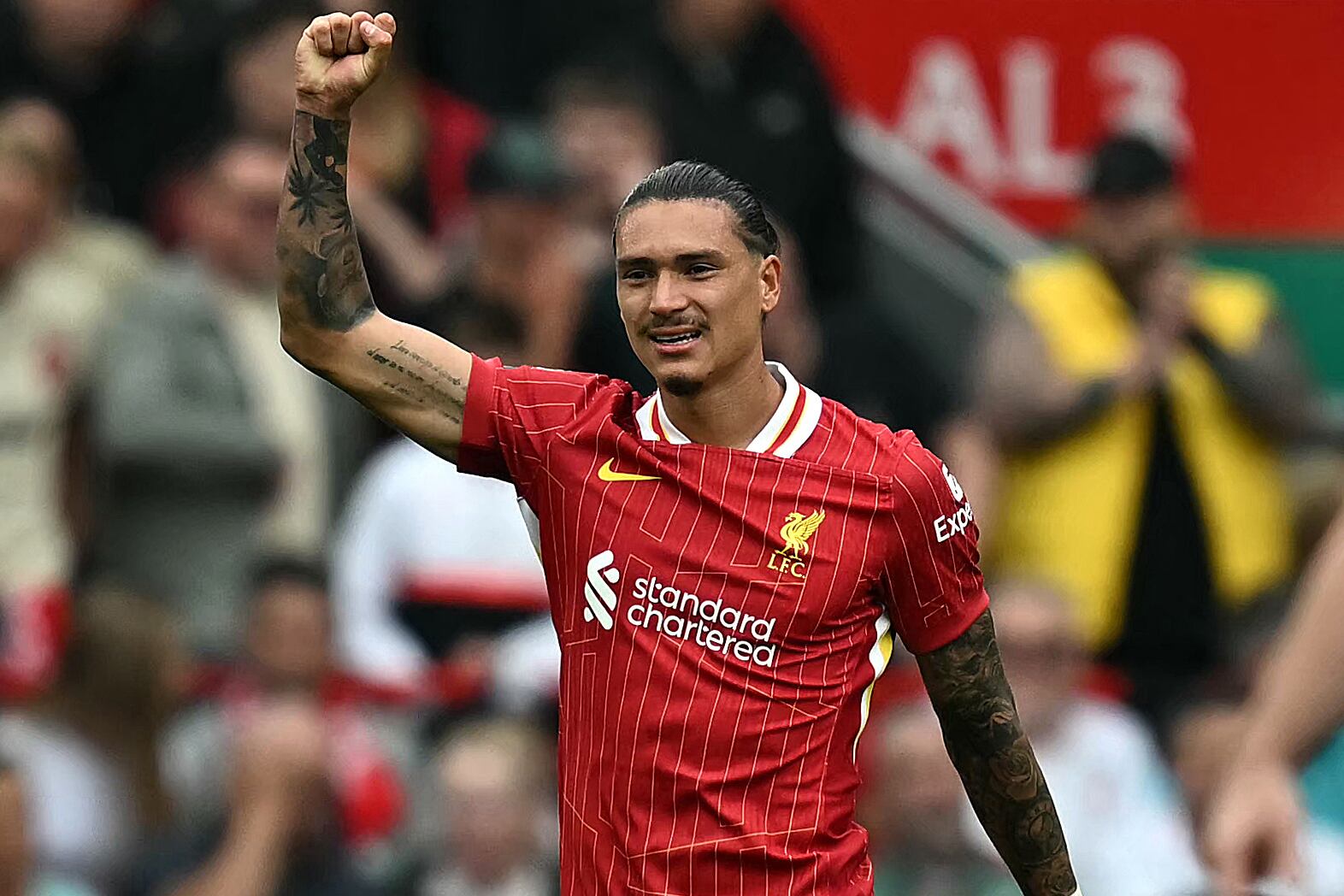 El festejo de Darwin Núñez