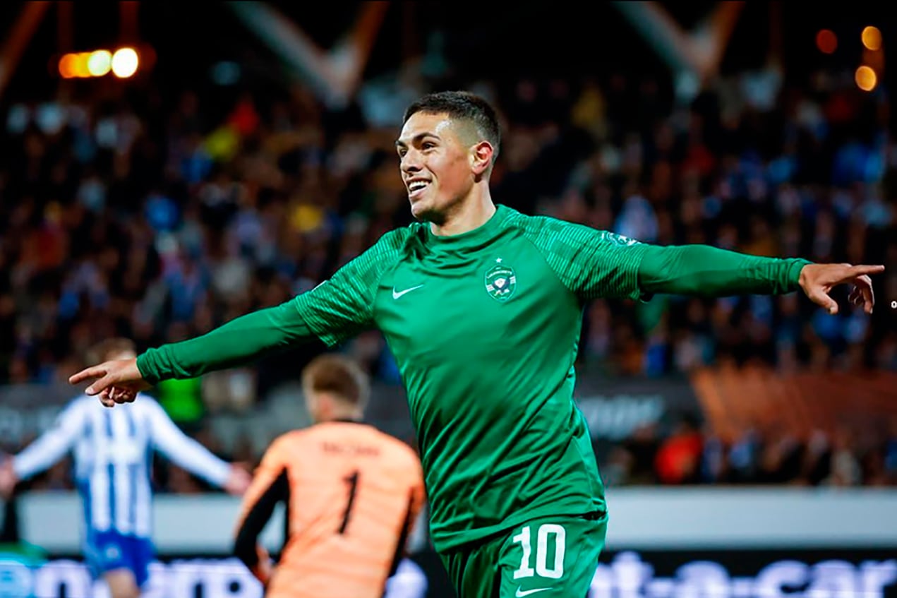 Matías Tissera viene de jugar en Bulgaria