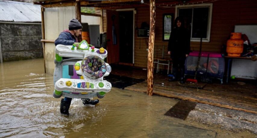Las regiones más castigadas por las precipitaciones se concentran en las zonas montañosas de O'Higgins, Maule y Ñuble.