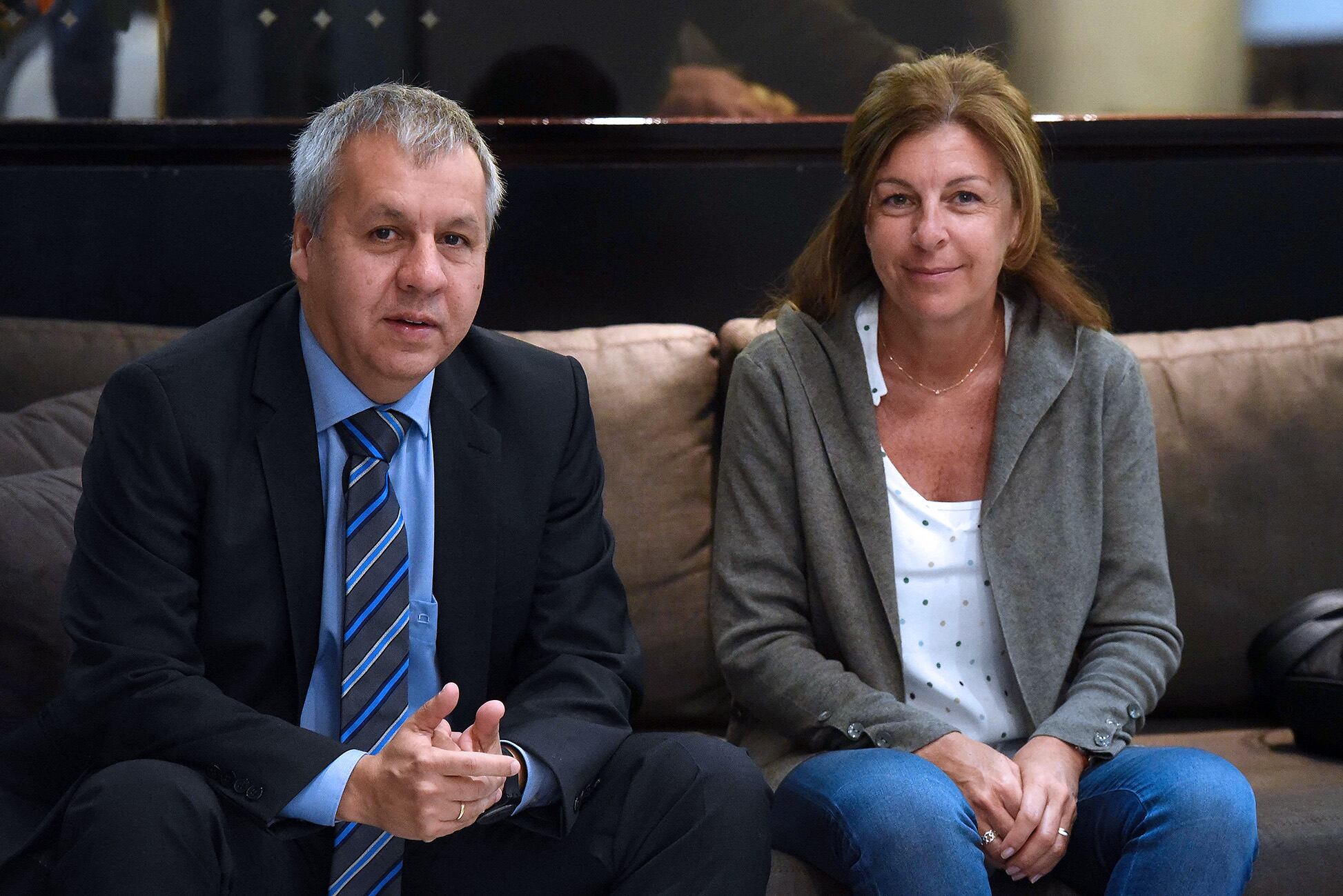 Luis Pedernera y Analía Colombo. El pedido para alinear la ley con estándares internacionales.