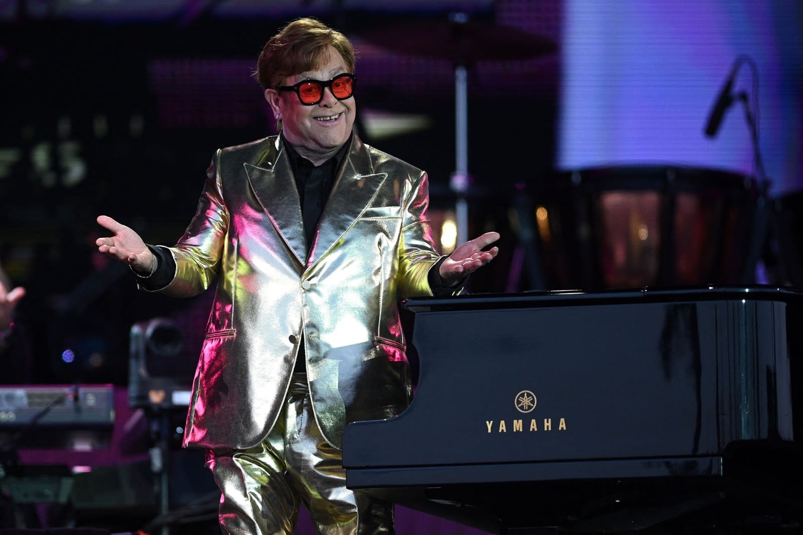 Elton John dio en Glastonbury el último show de su carrera.
