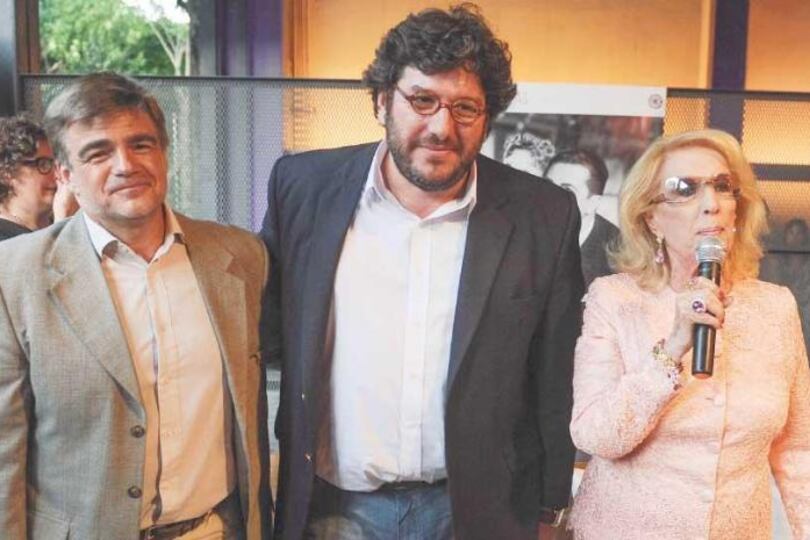 Cacetta y Avelluto con Mirtha Legrand, en los días en que aún se llevaban bien.