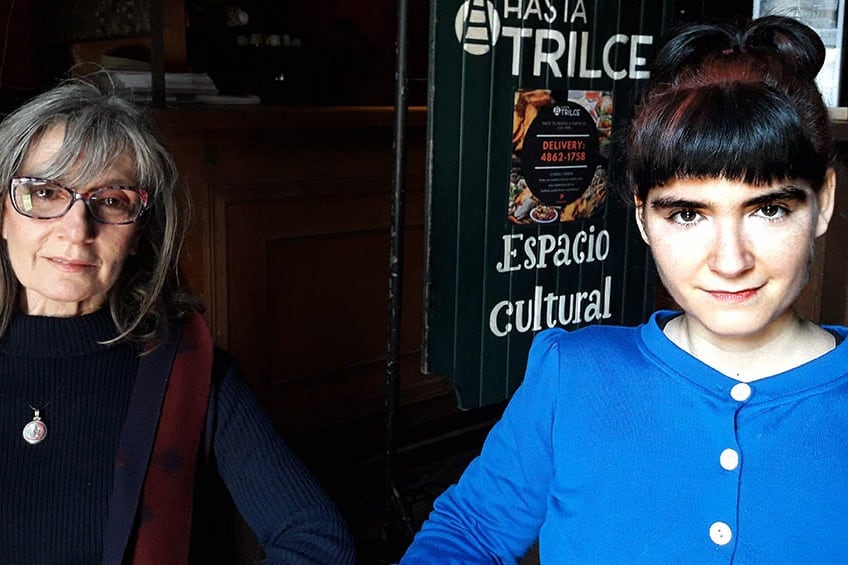Eloísa Tarruella y María Nydia Ursi-Ducó, directora e intérprete, respectivamente, del espectáculo.