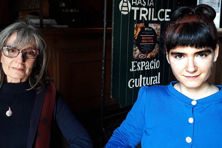 Eloísa Tarruella y María Nydia Ursi-Ducó, directora e intérprete, respectivamente, del espectáculo.