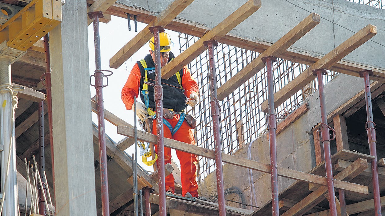 La construcción impulsó la economía de la mano de las obras viales y otros emprendimientos públicos y privados.