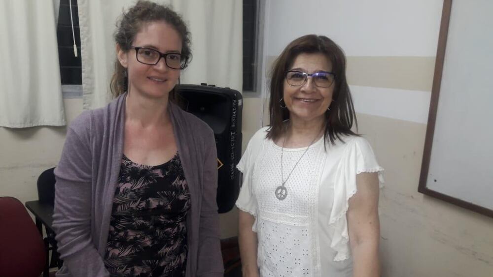 Mariana Schmidt y Gladys García 