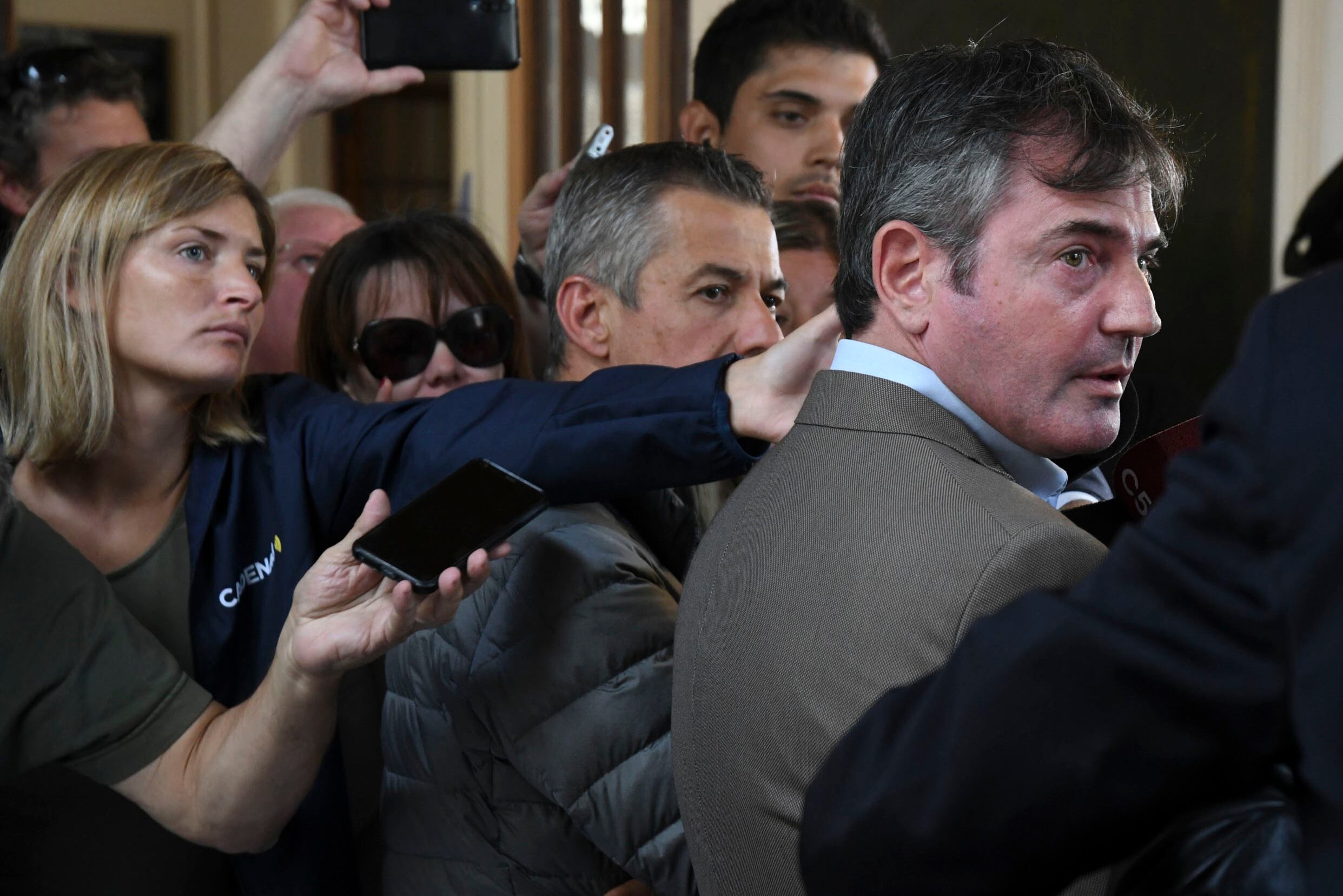 El fiscal general de Dolores, Diego Escoda, brindó una conferencia de prensa luego de que la fiscal Verónica Zamboni presentó el dictamen.