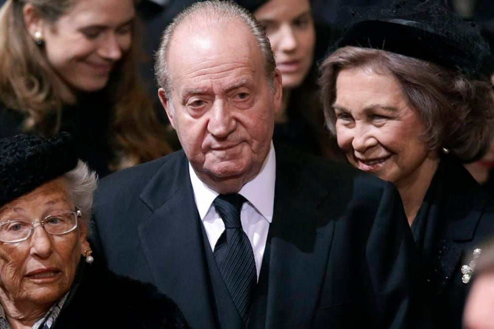 El rey emérito junto a la reina Sofía en una imagen de archivo.