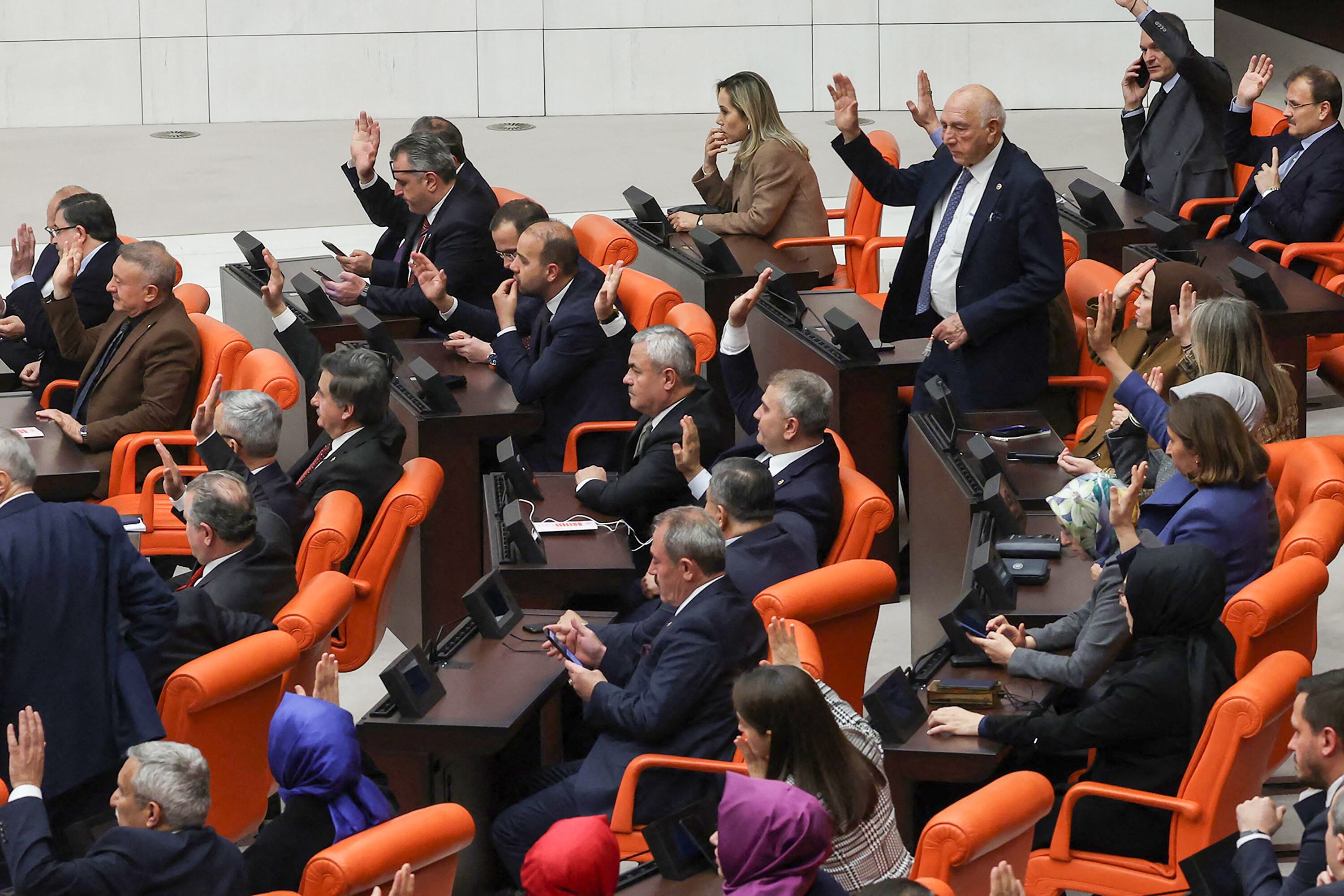 El parlamento turco votó mayoritariamente la aprobación.