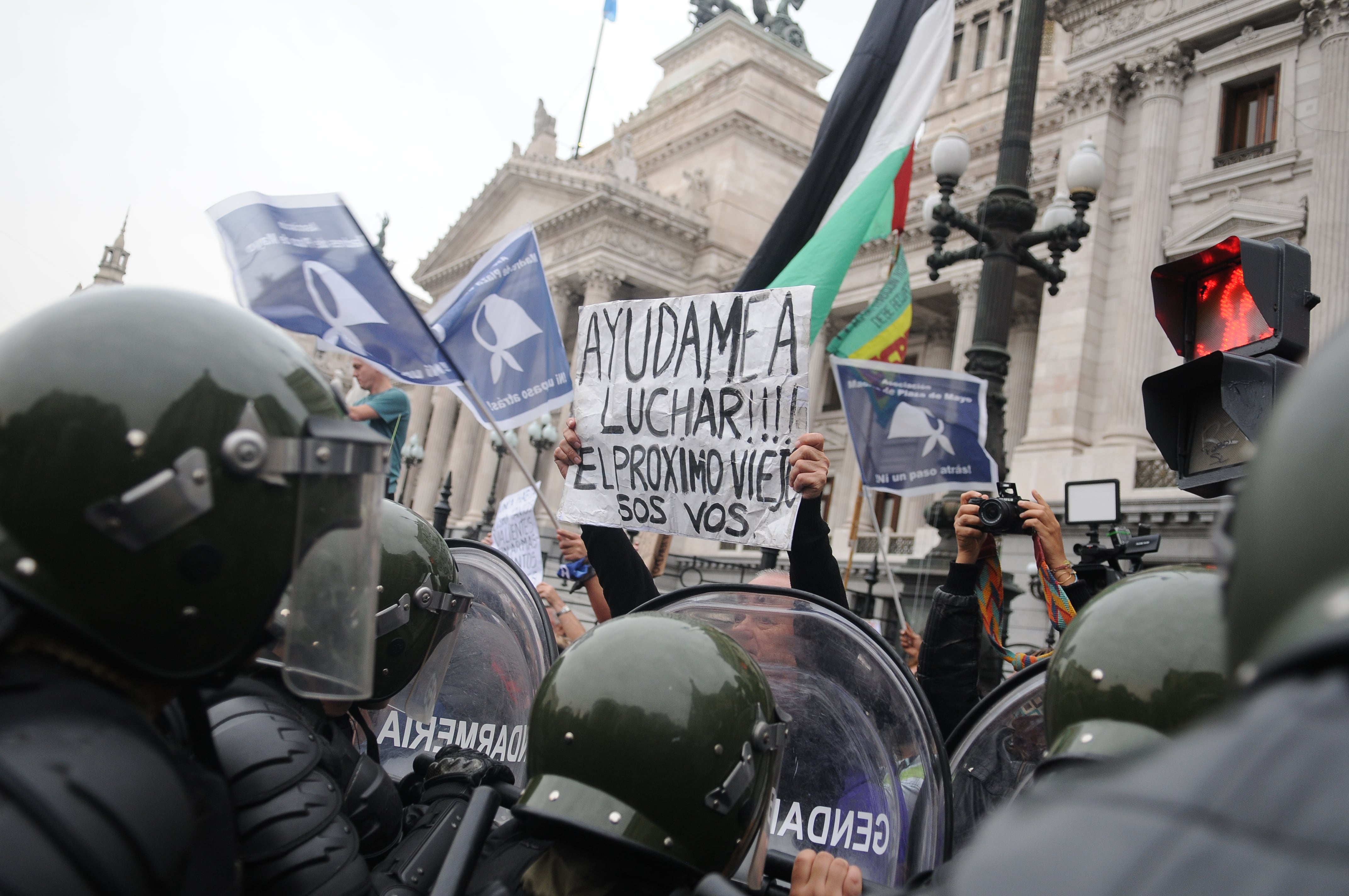 Se espera un nuevo operativo represivo como cada miércoles.