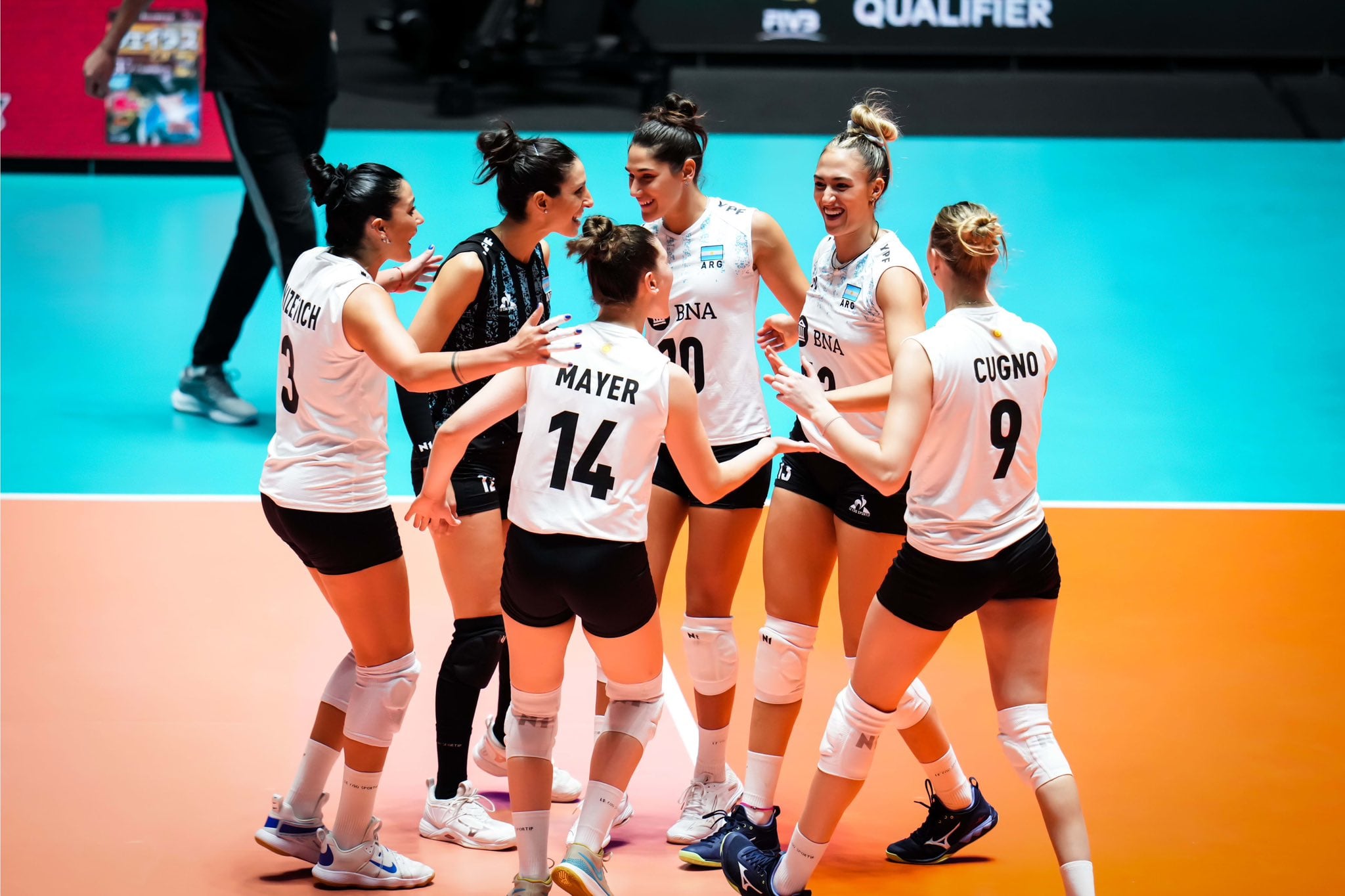 Las Panteras van por su segundo triunfo en el Preolímpico (Twitter: @Voley_FeVA).