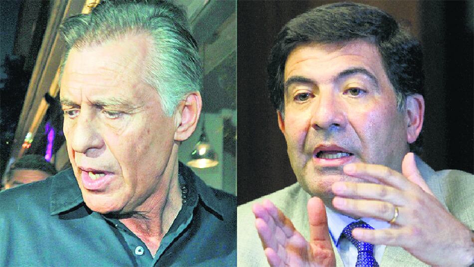 El empresario Cristóbal López y el ex titular de la AFIP Ricardo Echegaray.
