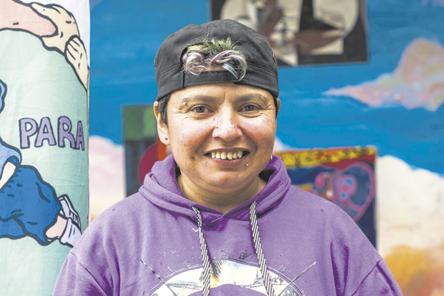 Higui De Jesús estuvo presente en la 20ª edición del Encuentro Regional de Mujeres, Lesbianas, Travestis y Trans, donde uno de los reclamos fue su absolución.