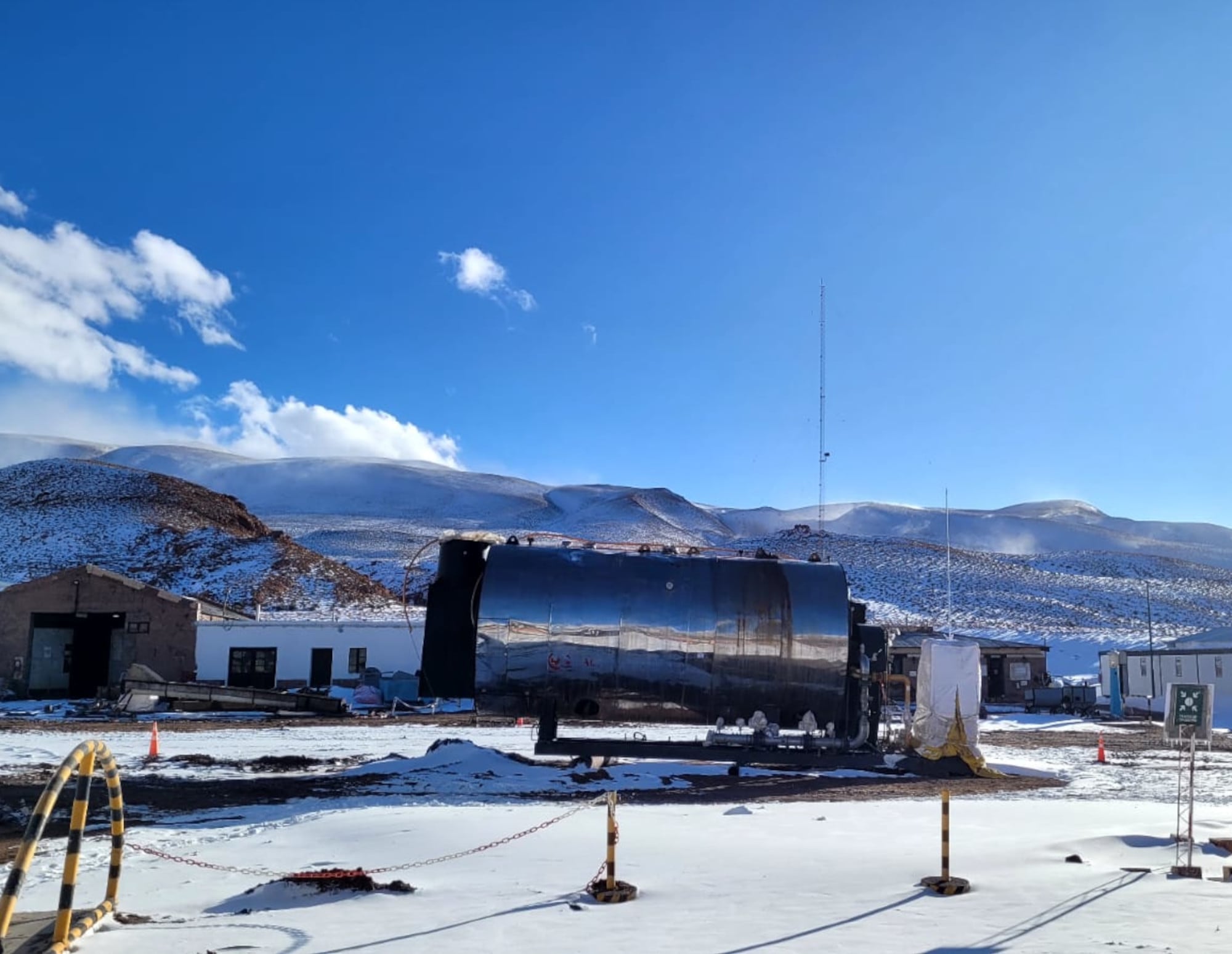 Nieve en San Antonio de Los Cobres