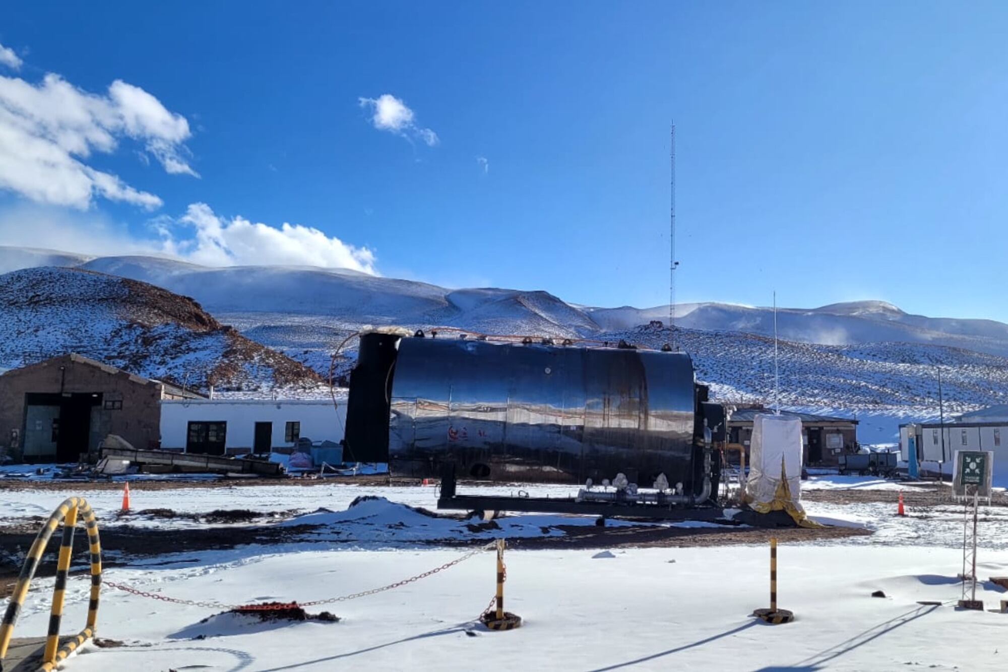 Nieve en San Antonio de Los Cobres