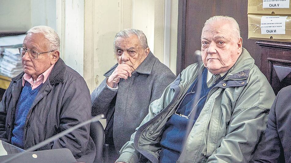 Rossi, Vainstub y Torrealday, los médicos acusados en la causa.