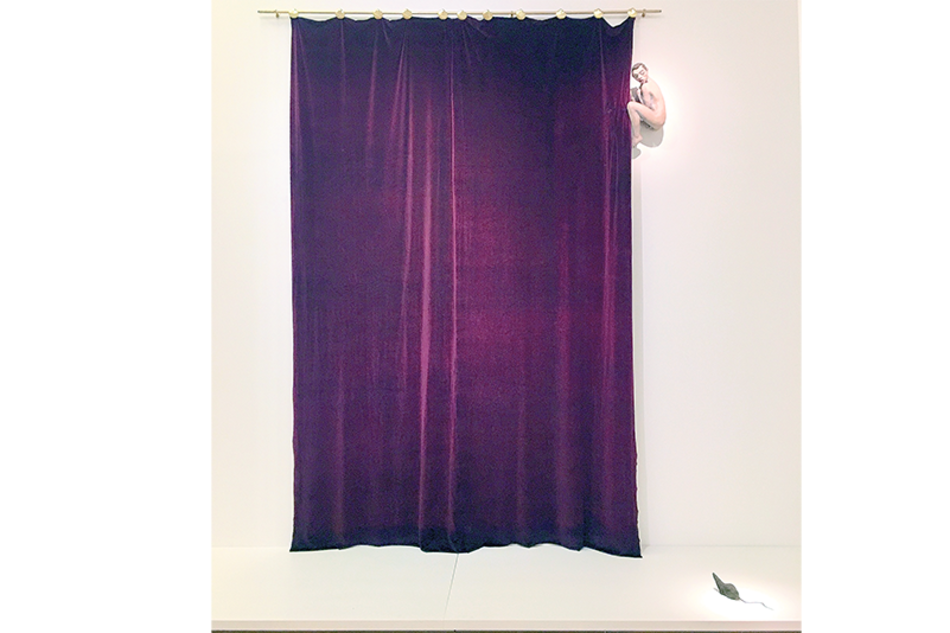 Instalación de Pablo Suárez, de 1989; 410 x 305 cm.