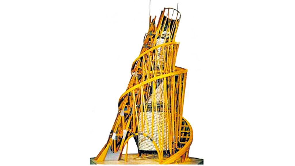 Maqueta del Monumento a la Tercera Internacional.