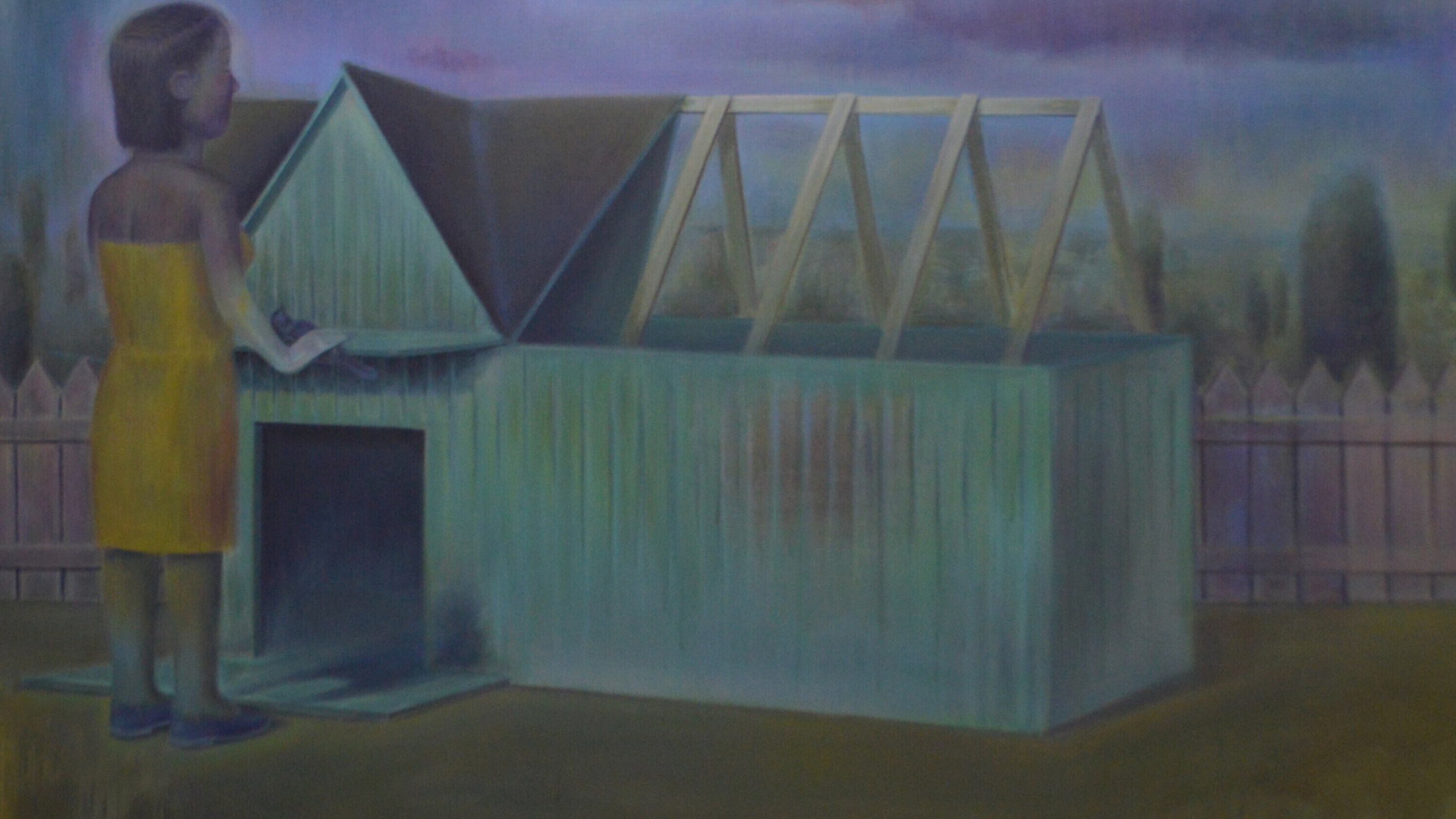 Canción rota (fragmento), acrílico sobre tela, 2019