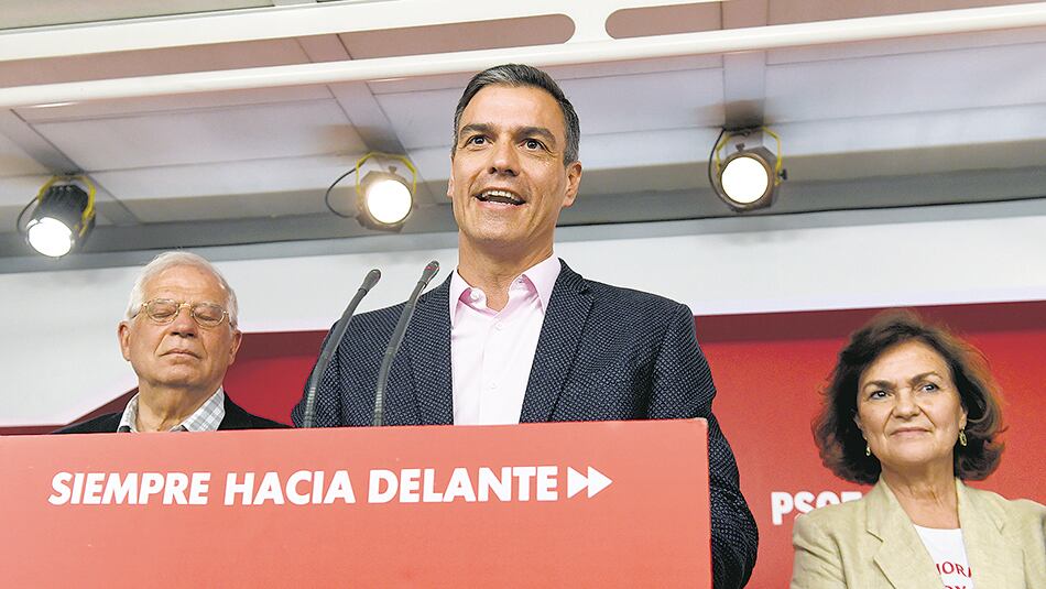 Pedro Sánchez celebró el desempeño de su partido a nivel europeo, autonómico y municipal.