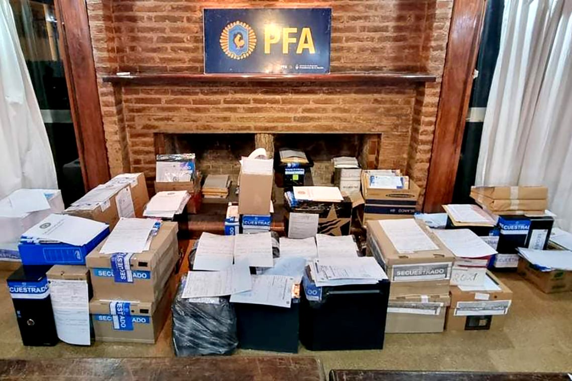 Algunos de los materiales que se usaron en el proceso judicial.