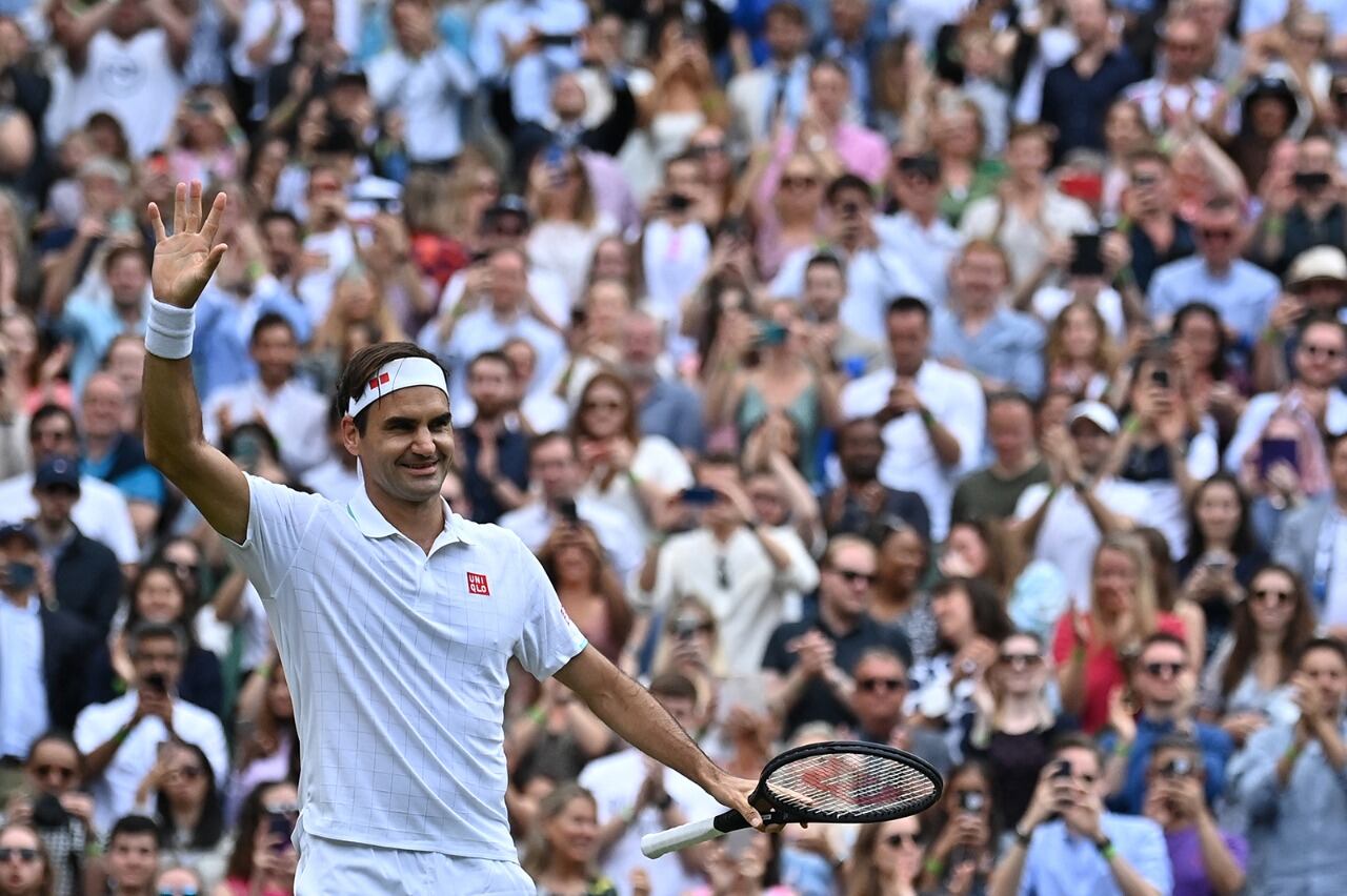 Federer volvió a la segunda semana de Wimbledon a los 39 años