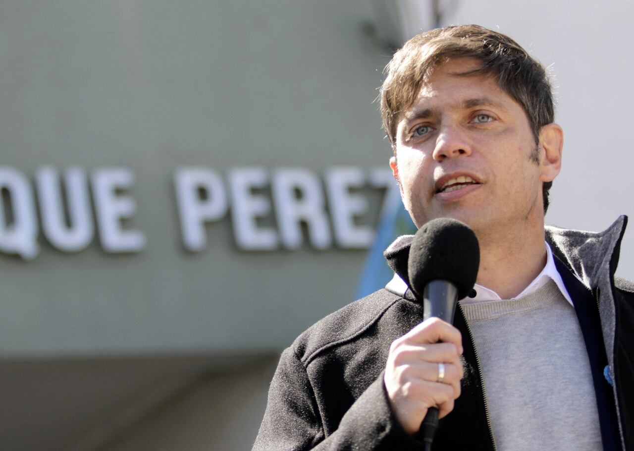 Axel Kicillof, gobernador bonaerense. 