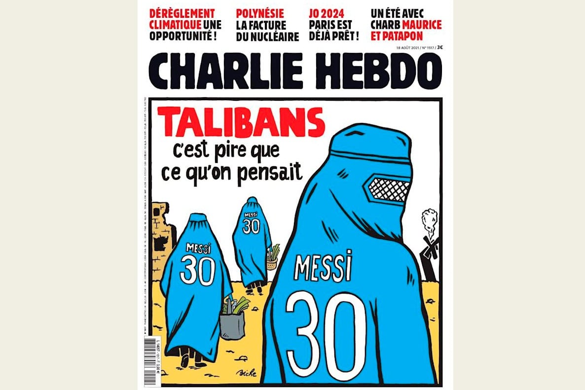 La portada del número de "Charlie Hebdo" que está en la calle.
