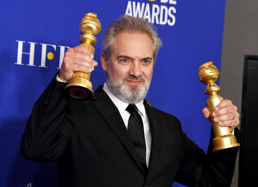 Sam Mendes, director de 1917, la película que ganó el Globo de Oro 2020.