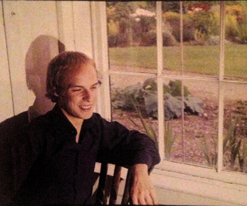 Brian Eno en la época de Another Green World, 1975