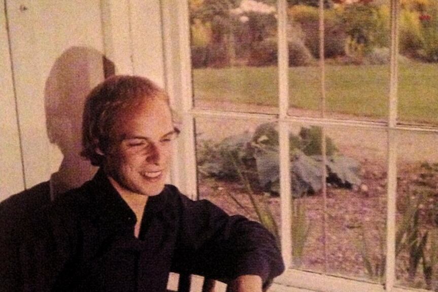 Brian Eno en la época de Another Green World, 1975