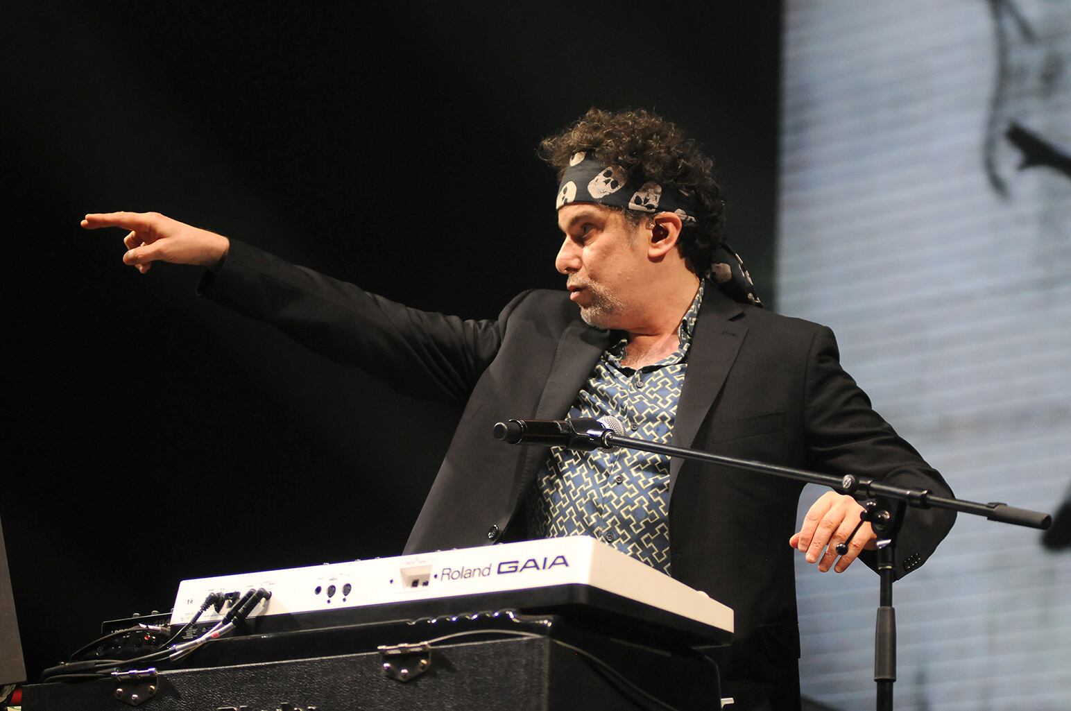 Durante el show, Calamaro hizo un balance de sus 41 años de escenarios.