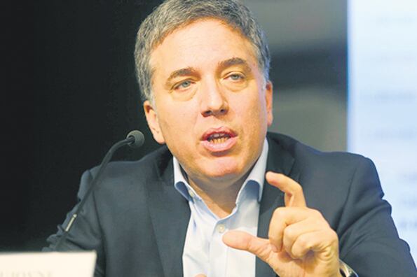 Nicolás Dujovne, ministro de Hacienda, se entusiasmó por la aceleración del ajuste fiscal que le pide el Fondo Monetario.
