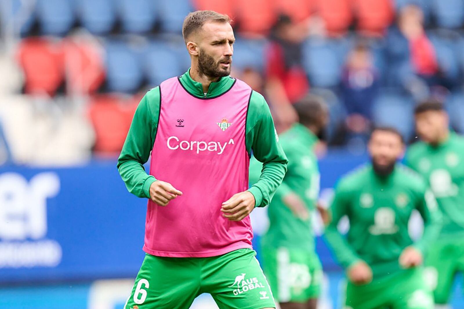 Germán Pezzella, defensor del conjunto andaluz