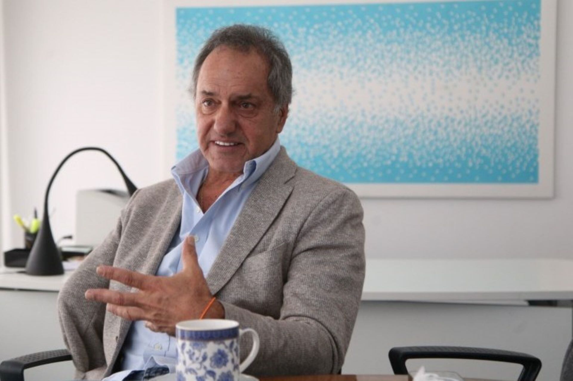 Daniel Scioli, en clave candidato presidencial.