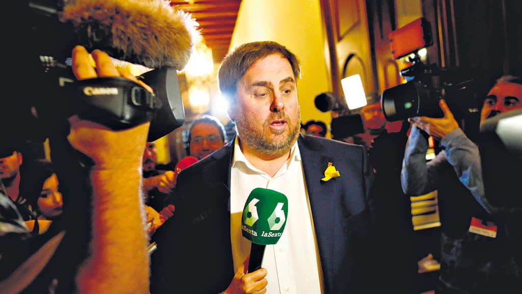 Oriol Junqueras, líder de Esquerra Republicana de Catalunya y ex número dos del gobierno catalán.