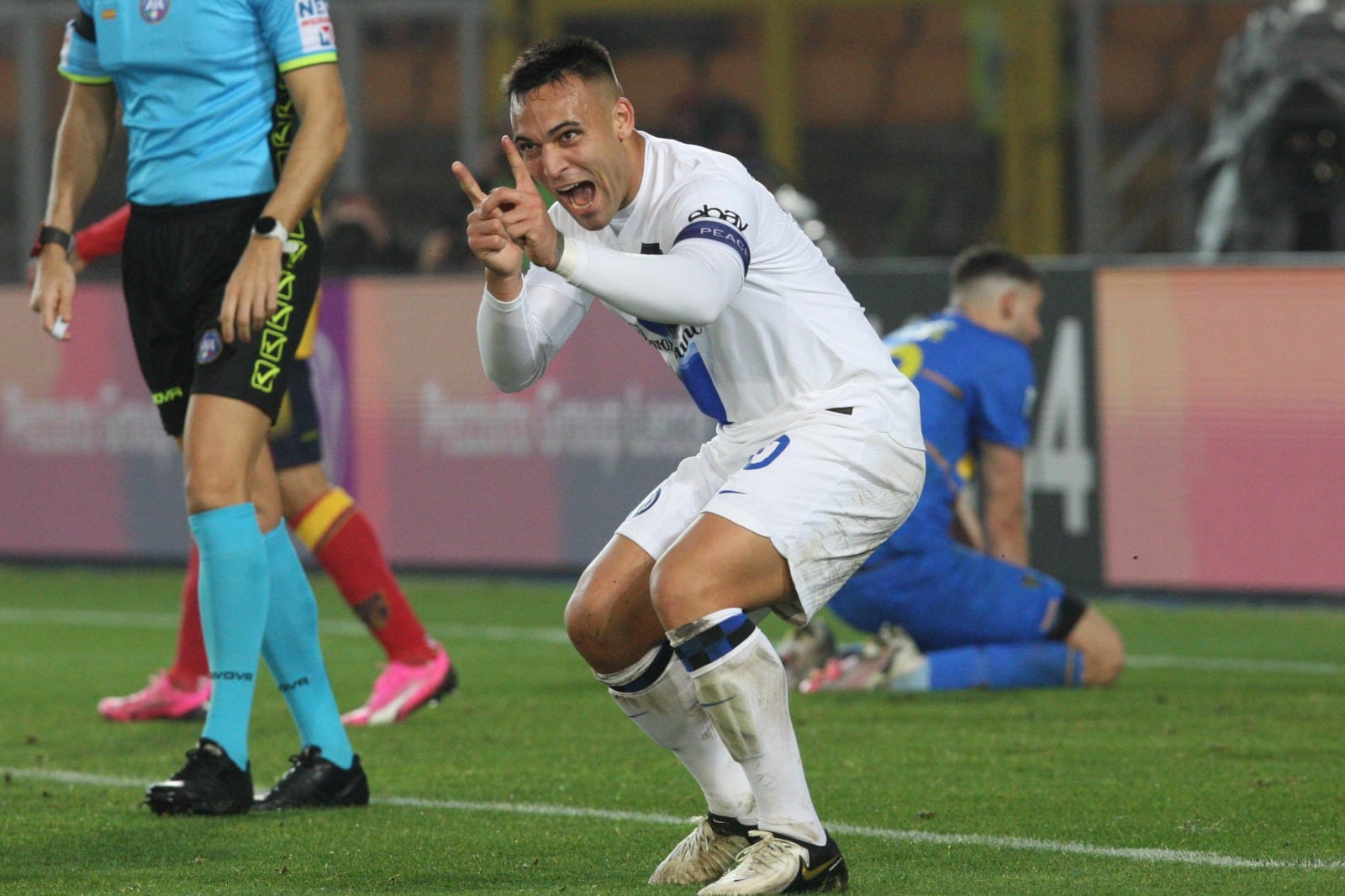 Lautaro marcó otro doblete para Inter y es el cómodo artillero del Calcio