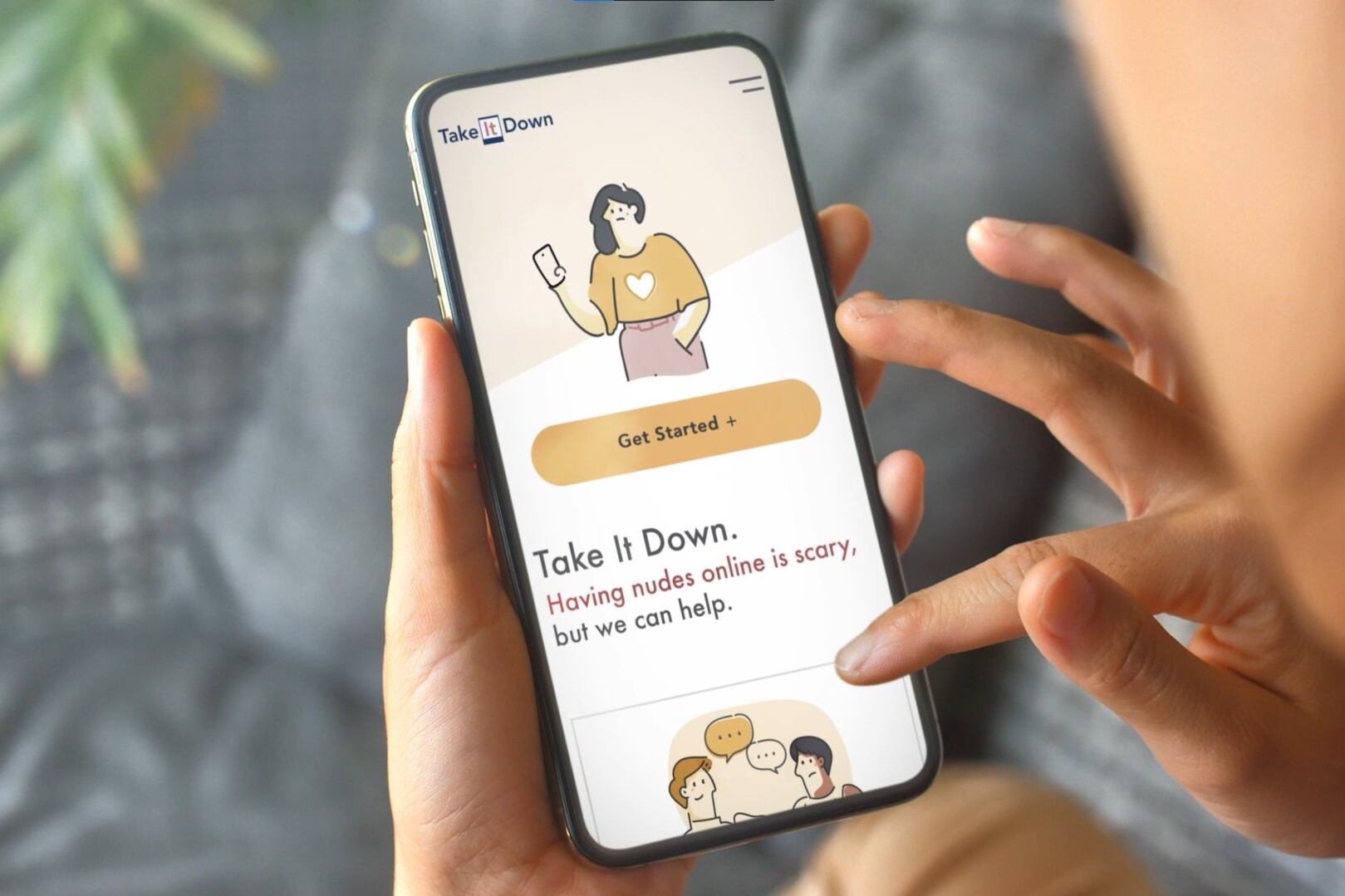 El sitio web nació de una asociación con el Centro Nacional para Niños Desaparecidos y Explotados de Estados Unidos (Foto: Meta).