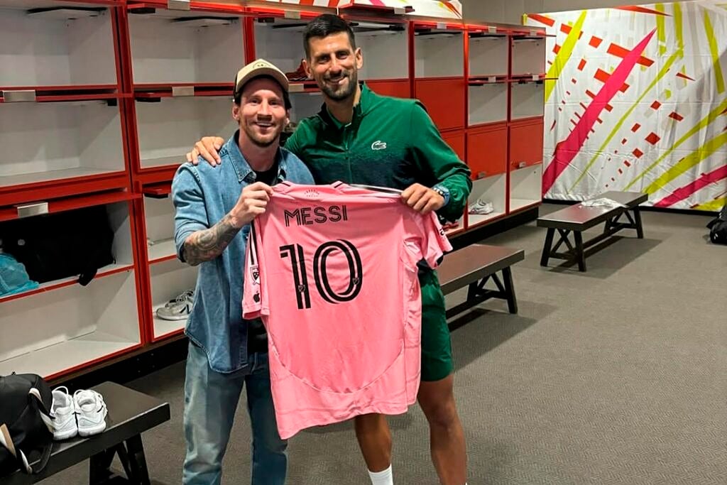 El encuentro en Miami de dos de los mejores deportistas de la historia