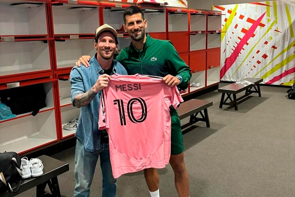 El encuentro en Miami de dos de los mejores deportistas de la historia