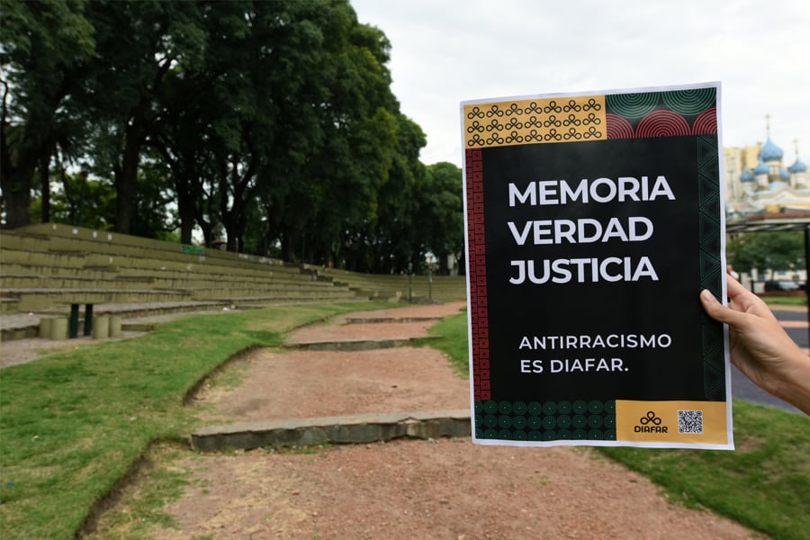 Parque Lezama, fue un importante centro de venta de esclavos. Imagen: Nicolás Parodi.