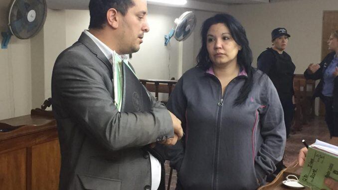 Ana María Cabrera el día que se leyeron los fundamentos de la sentencia.